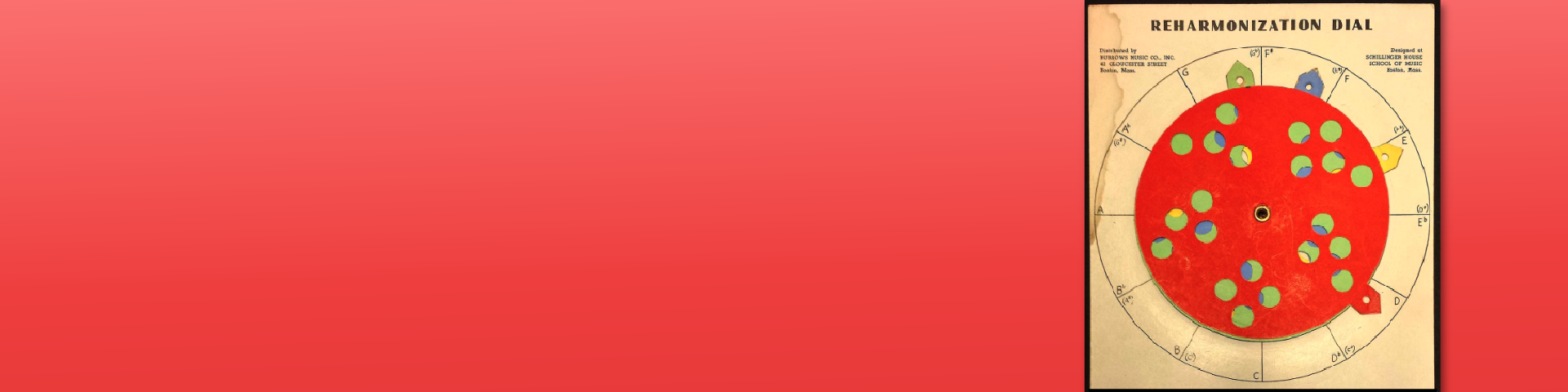 Image of Schillinger House Reharmonization Dial