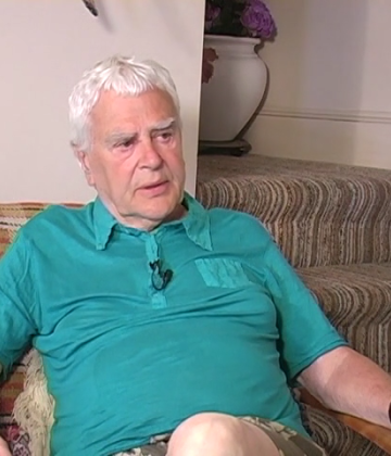 Still image of interview subject Charlie Mariano.