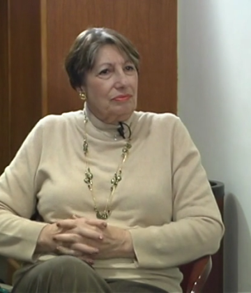 Still image of interview subject Maggie Scott.