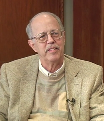 Still image of interview subject Ted Pease.