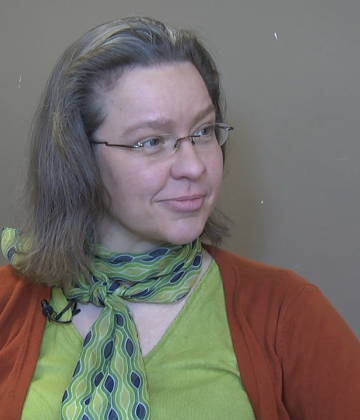 Still image of interview subject Winnie Dahlgren.