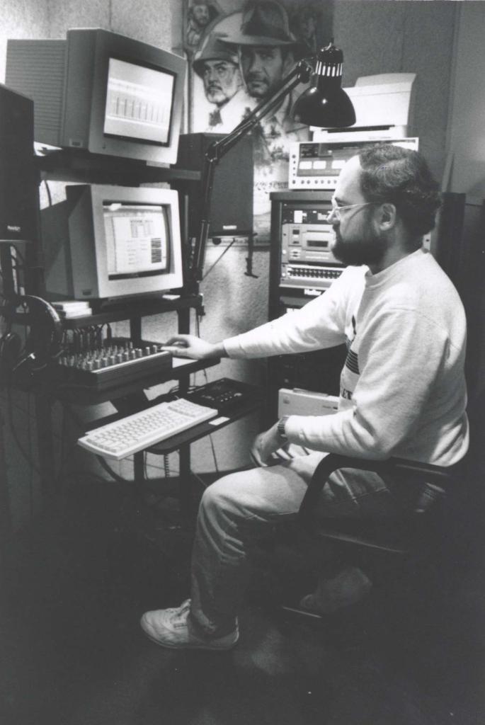 Working in the Film Scoring Department, c. 1994