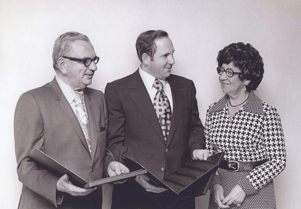 Lawrence, Lee, and Alma Berk, c. 1971